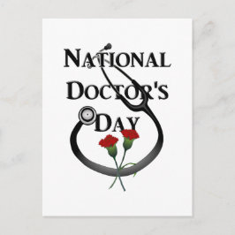 Nationale dag van de arts briefkaart