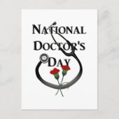 Nationale dag van de arts briefkaart (Voorkant)