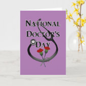 Nationale dag van de arts kaart (Gele Bloem)