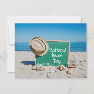 Nationale dag van de Beach Briefkaart