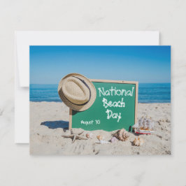 Nationale dag van de Beach Kaart