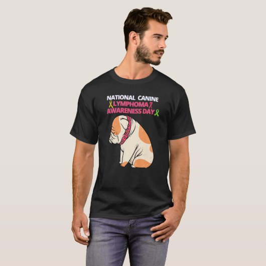 Nationale Dag van de Bewustmaking van het Kanine L T-shirt (Voorkant volledig)