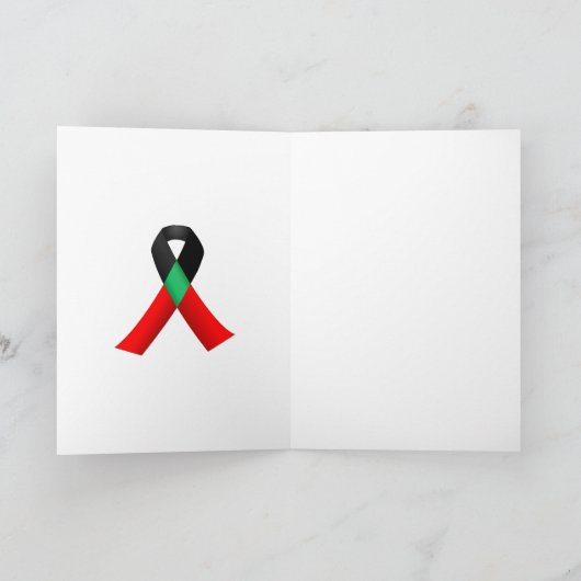 Nationale Dag van de Bewustmaking van Zwart-HIV/AI Kaart (Binnen)