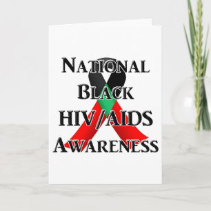 Nationale Dag van de Bewustmaking van Zwart-HIV/AI Kaart