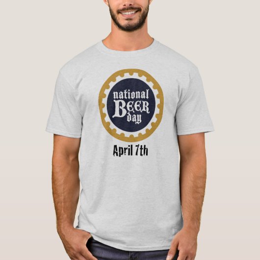 Nationale dag van de bier T-shirt (Voorkant)