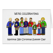 Nationale Dag van de feestelijke kerstfeestdag (Voorkant Horizontaal)