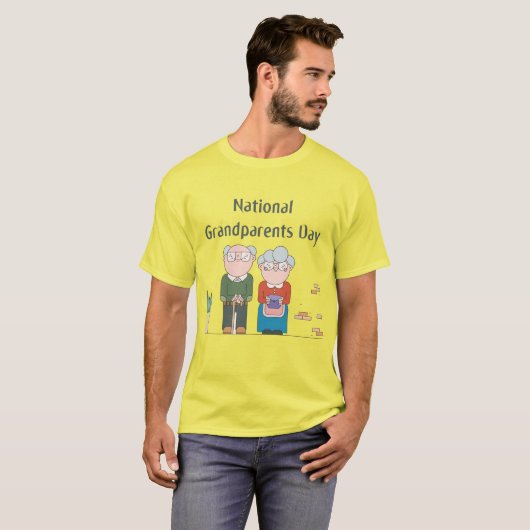 nationale dag van de grootouders t-shirt (Voorkant volledig)