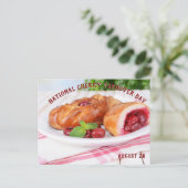 nationale dag van de kersenomzet briefkaart (Staand voorkant)