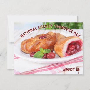 nationale dag van de kersenomzet briefkaart