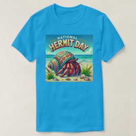 nationale dag van de kluizenaar t-shirt