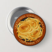 Nationale dag van de Linguine Ronde Button 7,6 Cm (Voorkant /achterkant)
