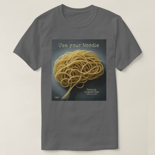 Nationale dag van de Linguine T-shirt (Design voorkant)