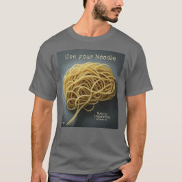 Nationale dag van de Linguine T-shirt