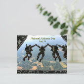 nationale dag van de luchtvaart briefkaart (Staand voorkant)