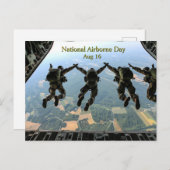 nationale dag van de luchtvaart briefkaart (Voorkant / Achterkant)