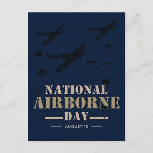 nationale dag van de luchtvaart briefkaart (Voorkant)