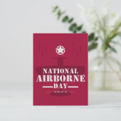 nationale dag van de luchtvaart briefkaart (Staand voorkant)