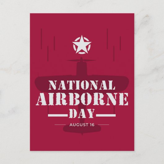 nationale dag van de luchtvaart briefkaart (Voorkant)