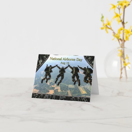 nationale dag van de luchtvaart kaart (Gele Bloem)