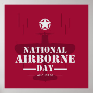 nationale dag van de luchtvaart poster