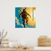 nationale dag van de luchtvaart poster (Keuken)