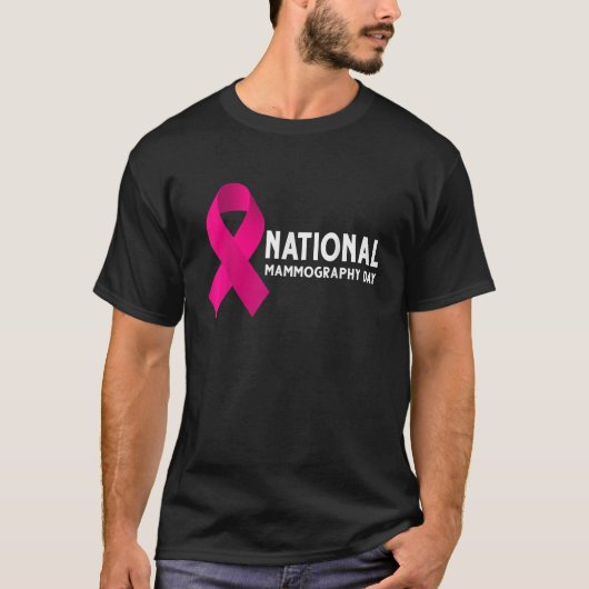 Nationale Dag van de Mammografie T-shirt (Voorkant)