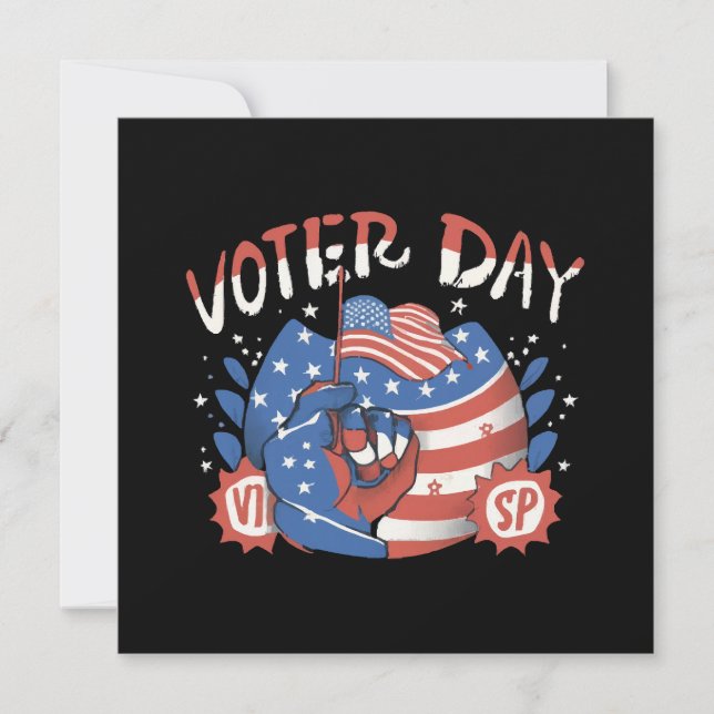 Nationale dag van de registratie van kiezers (Voorkant)