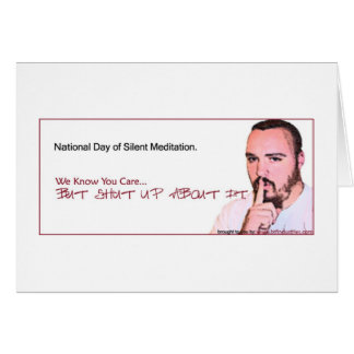 Nationale dag van de Silent Meditation Reminder (N