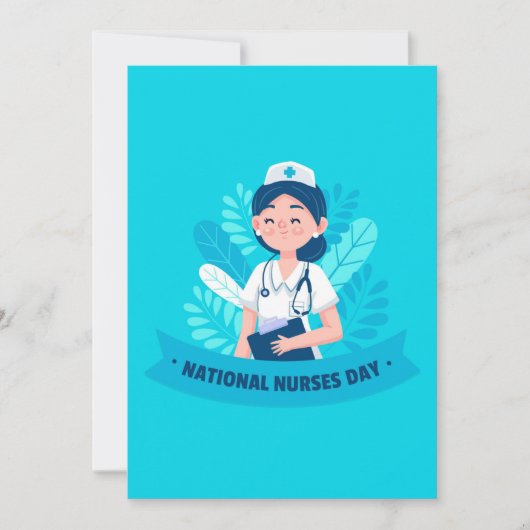 Nationale dag van de Verpleging / Week van de Waar Bedankkaart (Voorkant)