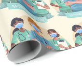 Nationale dag van de Verpleging / Week van de Waar Cadeaupapier (Rol Hoek)