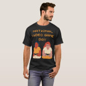 nationale dag van de videogames t-shirt (Voorkant volledig)