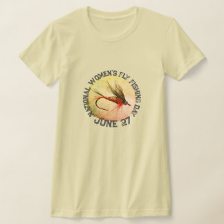 Nationale Dag van de Vlieg van Vrouwen T-shirt