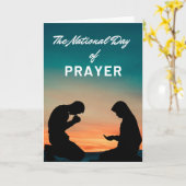 Nationale Dag van gebeden op zonsopgang Kaart (Gele Bloem)