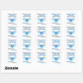 Nationale Dag van het bewustzijn van mensenhandel Vierkante Sticker (Vel)
