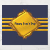 Nationale Dag van het Bos Sparkling Wijnetiket (Enkel label)