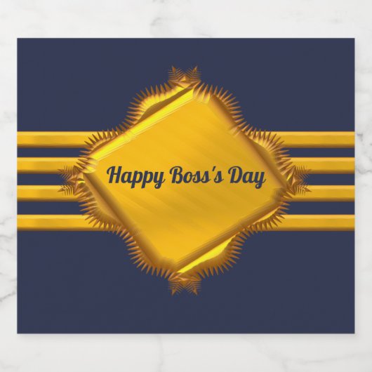 Nationale Dag van het Bos Sparkling Wijnetiket (Enkel label)