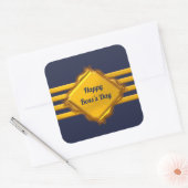 Nationale Dag van het Bos Vierkante Sticker (Envelop)