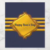 Nationale Dag van het Bos Wijn Etiket (Enkel label)