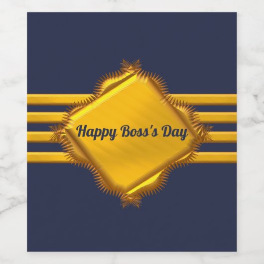 Nationale Dag van het Bos Wijn Etiket (Enkel label)