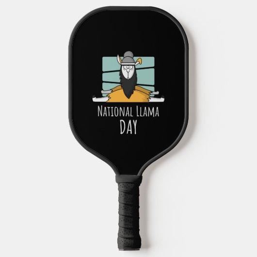 Nationale dag van Llama Pickleball Paddle (Voorkant)
