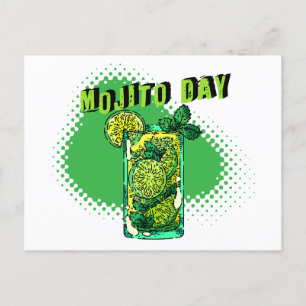 Nationale dag van Mojito Briefkaart