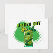 Nationale dag van Mojito Briefkaart (Voorkant / Achterkant)