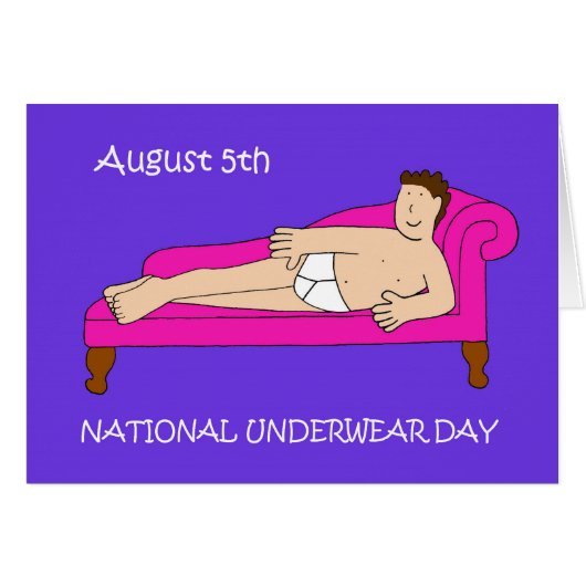 Nationale dag van ondergoed 5 augustus (Voorkant Horizontaal)