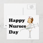 Nationale dag van verpleging briefkaart (Voorkant / Achterkant)