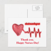 Nationale dag van verpleging briefkaart (Voorkant / Achterkant)