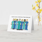 Nationale dag van veterinaire technici 28 septembe kaart (Gele Bloem)