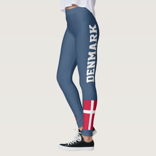 Nationale Denemarken-vlag aanpassen Leggings (Links)