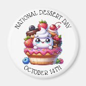 Nationale Dessertdag 14 oktober Magneet (Voorkant)