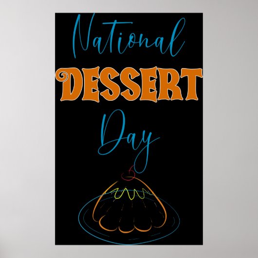 Nationale Dessertdag Poster (Voorkant)