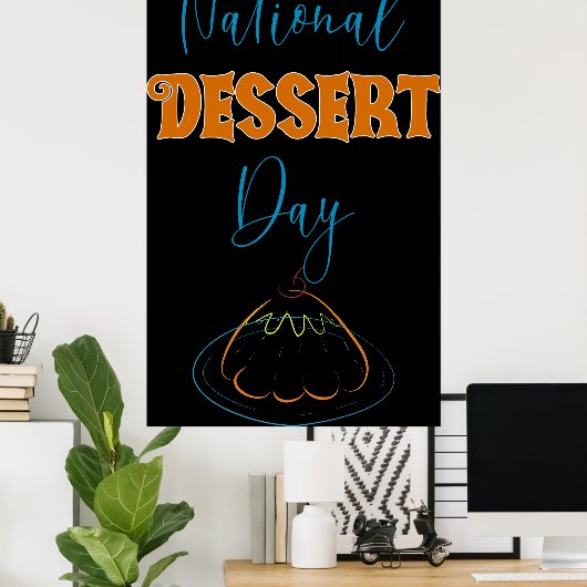 Nationale Dessertdag Poster (Thuiskantoor)